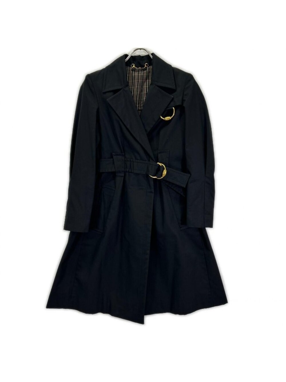 Gucci Tom Ford Era 08 Black Trench Coat 40